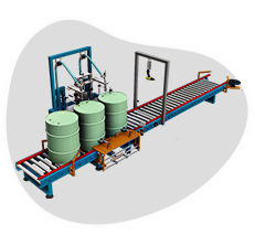 Automatic barrel filling machine