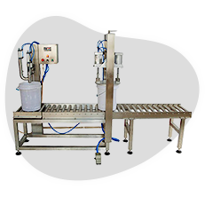 Pail/ bucket filling machine